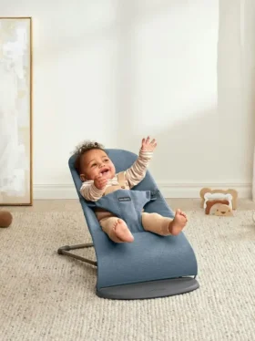 Houpací lehátko Babybjorn Woven Melange Bliss