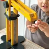 Hračka pro batolata „Little Builder“ – žlutý jeřáb