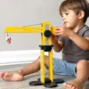Hračka pro batolata „Little Builder“ – žlutý jeřáb