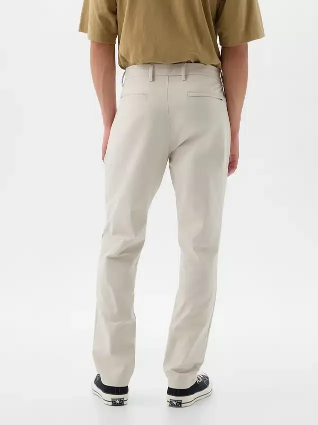Hybridní úzké khaki kalhoty