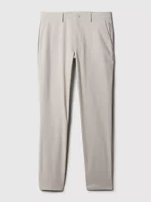 Hybridní úzké khaki kalhoty