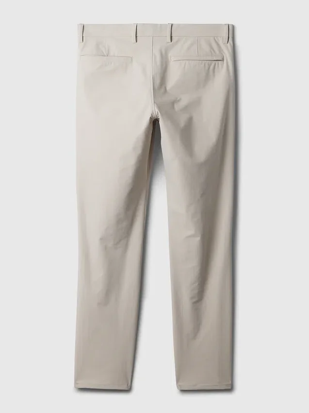 Hybridní úzké khaki kalhoty