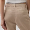 Kaki kalhoty se středním pasem