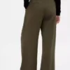 Kalhoty Curvy 365 s vysokým pasem a plisováním