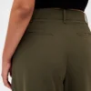 Kalhoty Curvy 365 s vysokým pasem a plisováním