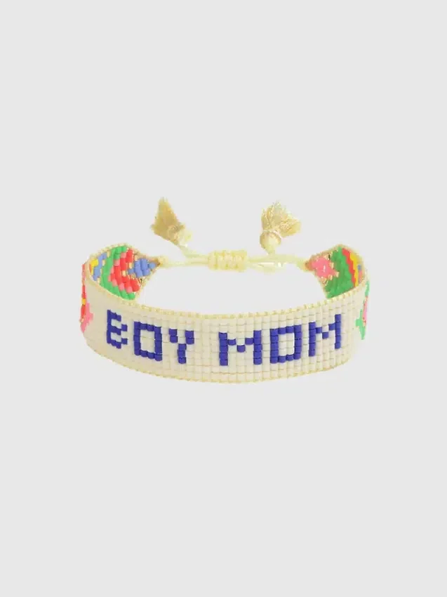 Korálkový náramek Hart Boy Mom