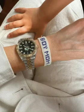 Korálkový náramek Hart Boy Mom