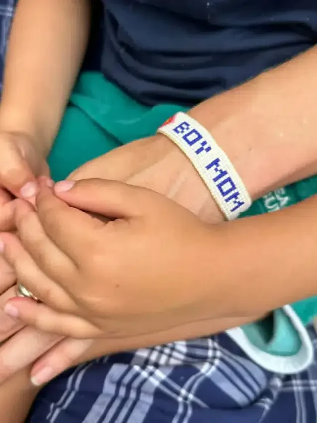 Korálkový náramek Hart Boy Mom