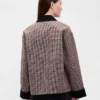 Kostkovaná bunda ve stylu „barn jacket“
