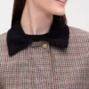 Kostkovaná bunda ve stylu „barn jacket“