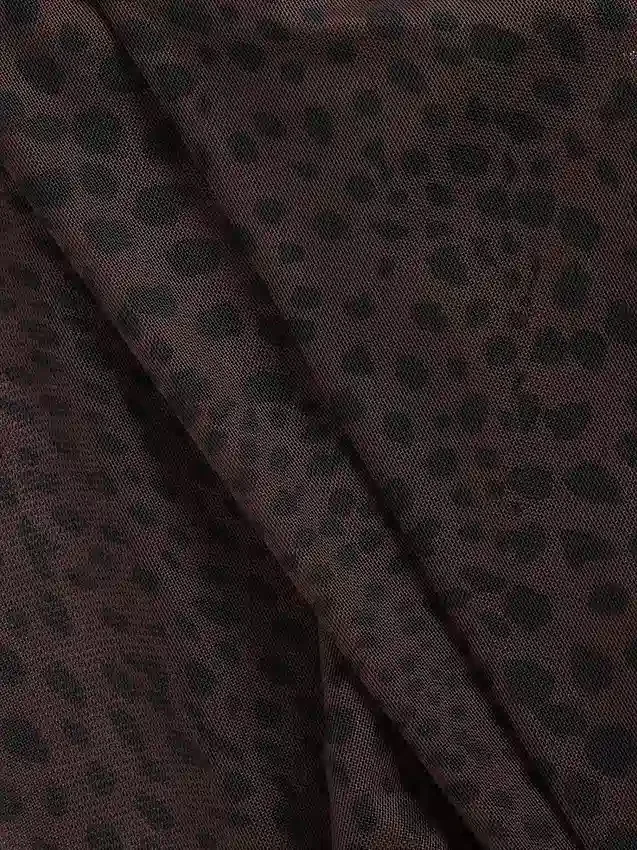 Krátké síťované tričko
