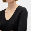 Krátký svetr CashSoft s rukávy po lokty
