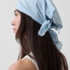 Šála typu bandana z 100 % bavlny s očky