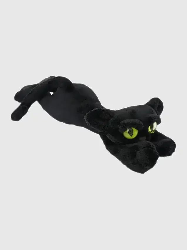 Lanky Cats – černá plyšová kočka Ziggy
