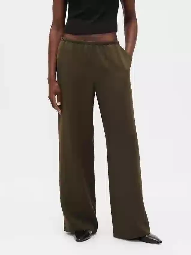 Lehké kalhoty s širokými nohavicemi