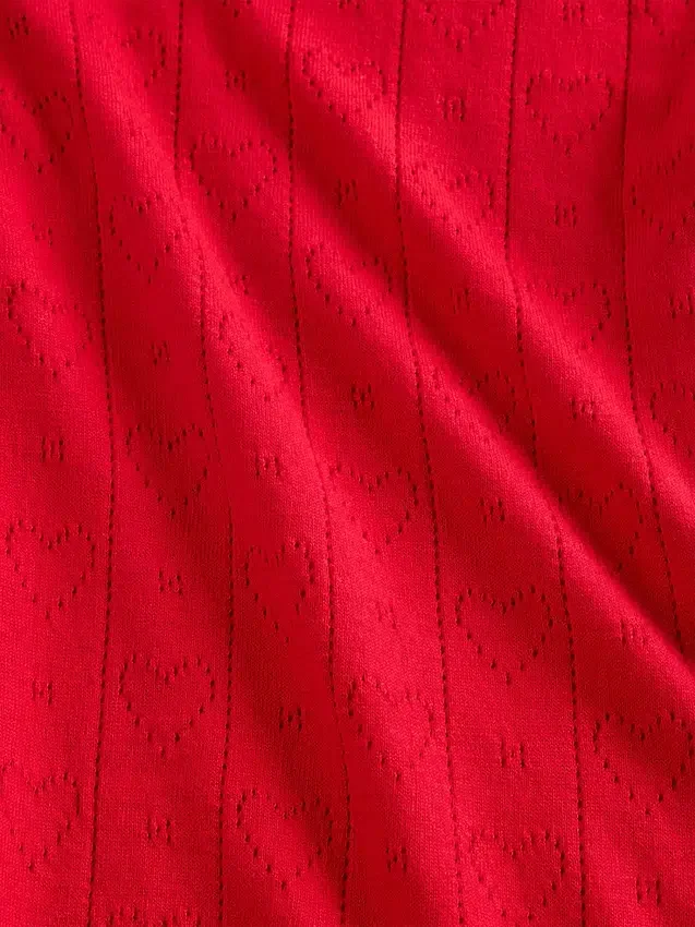 Lehké pyžamové kalhoty CashSoft Pointelle Heart