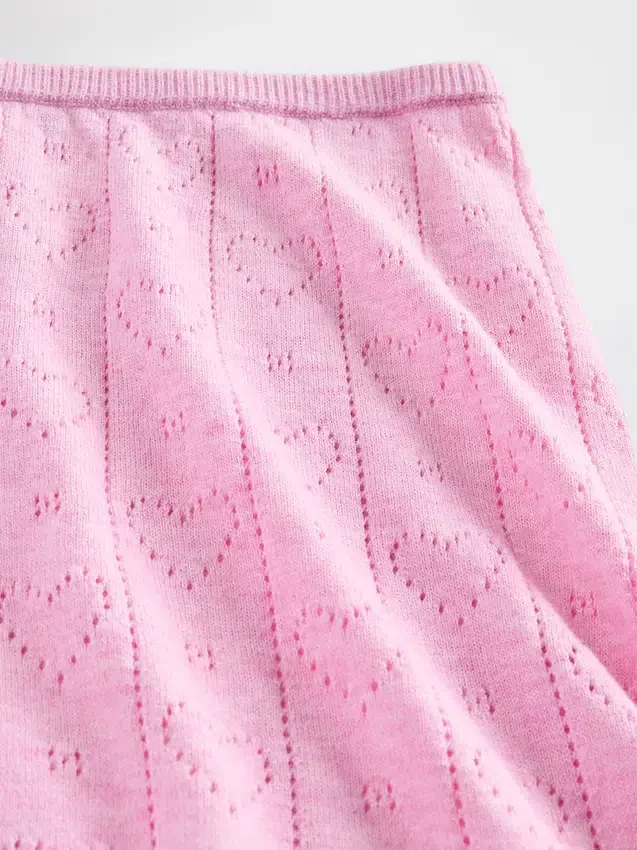 Lehké pyžamové šortky CashSoft Pointelle Heart