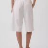 Ležérní kalhoty culotte z lněné směsi