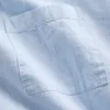 Ležérní košile z lnu a bavlny s rovným lemem
