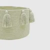 Lorena Canals Basket New Tassels Olive