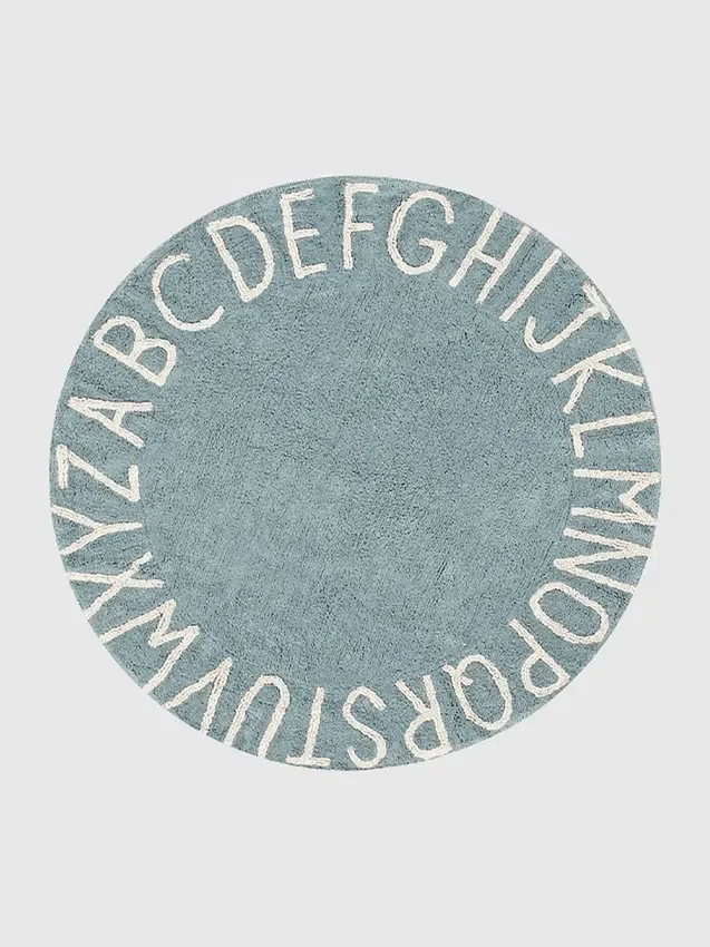 Lorena Canals – omyvatelný koberec Abc Natural Vintage Blue