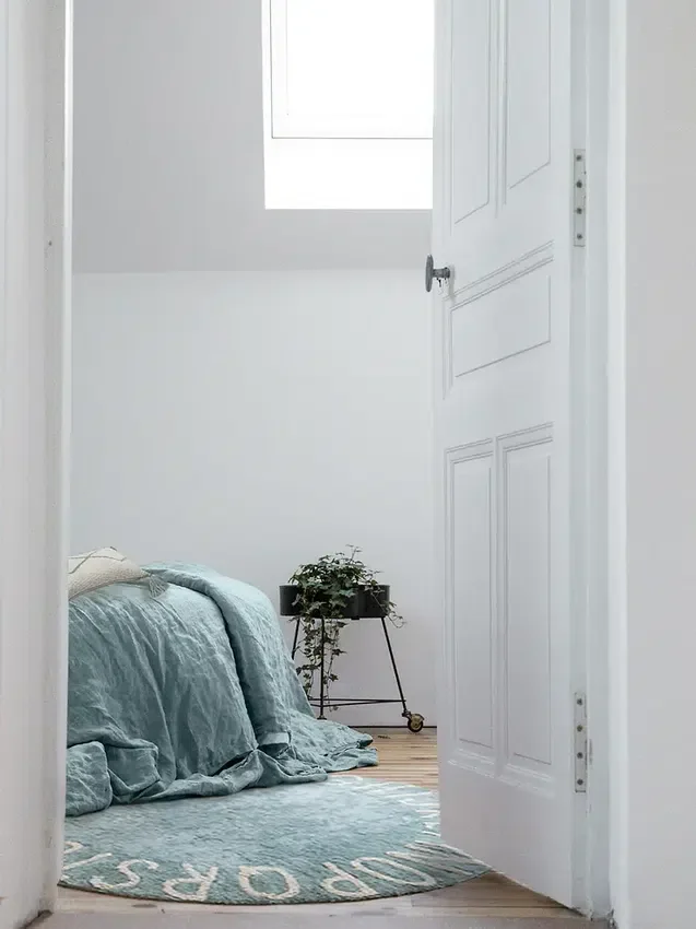 Lorena Canals – omyvatelný koberec Abc Natural Vintage Blue