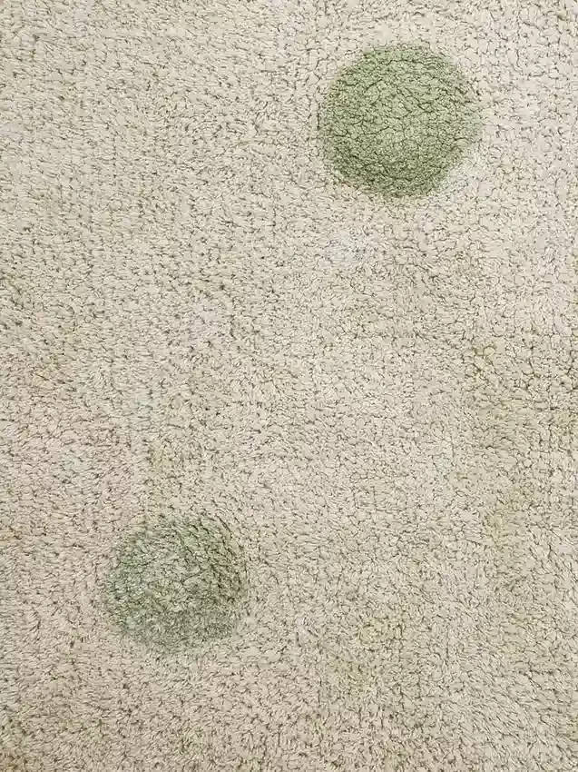 Lorena Canals – omyvatelný koberec Hippy Dots Olive