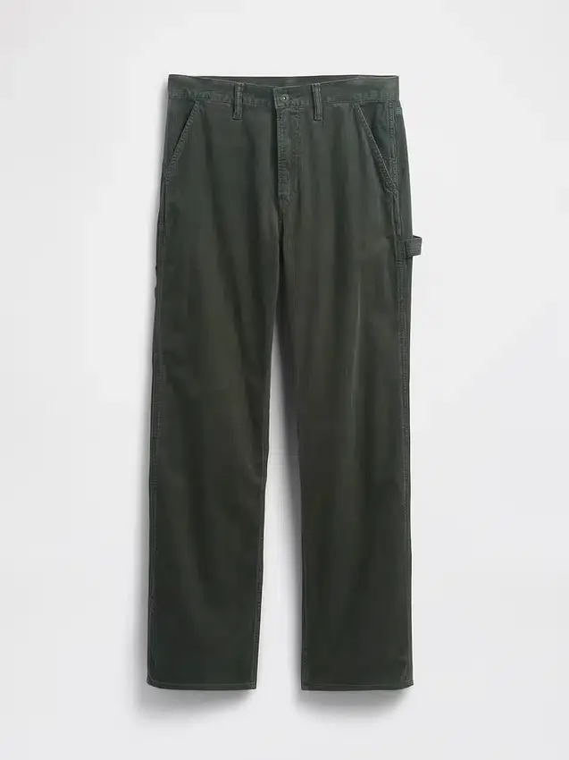Manšestrové volné kalhoty ve stylu 90. let