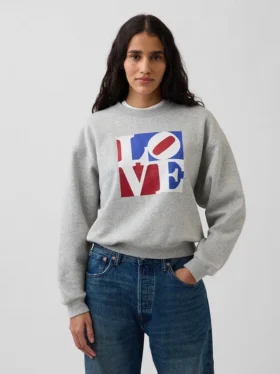 Mikina Robert Indiana Vintagesoft Love