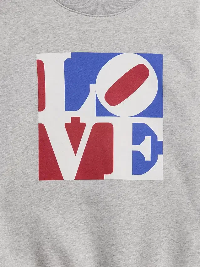 Mikina Robert Indiana Vintagesoft Love