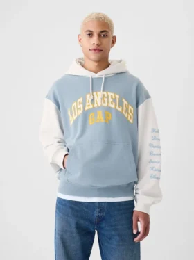 Mikina s kapucí a logem města Los Angeles od GAP
