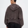 Mikina s kapucí a zipem Vintagesoft Wedge