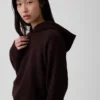 Mikina s kapucí CashSoft Oversized Shaker-Stitch