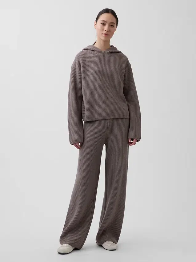 Mikina s kapucí CashSoft Oversized Shaker-Stitch