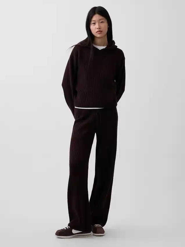 Mikina s kapucí CashSoft Oversized Shaker-Stitch