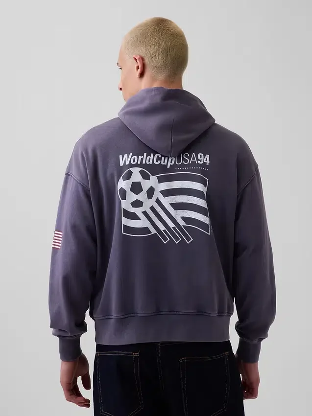 Mikina s kapucí Fifa World Cup™ Vintagesoft Terry Oversized