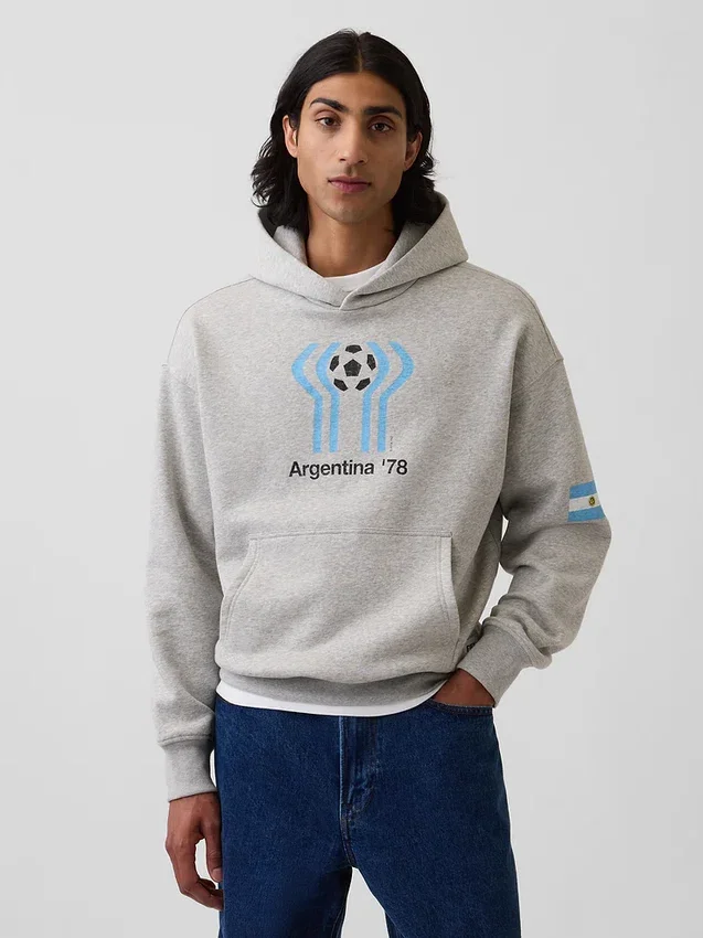 Mikina s kapucí Fifa World Cup™ Vintagesoft Terry Oversized