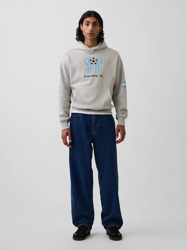 Mikina s kapucí Fifa World Cup™ Vintagesoft Terry Oversized