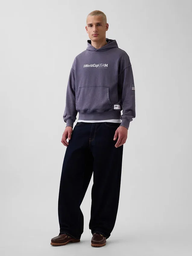 Mikina s kapucí Fifa World Cup™ Vintagesoft Terry Oversized