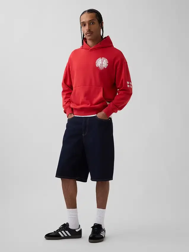 Mikina s kapucí Fifa World Cup™ Vintagesoft Terry Oversized