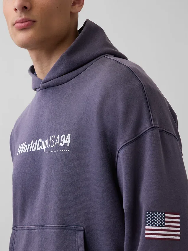 Mikina s kapucí Fifa World Cup™ Vintagesoft Terry Oversized
