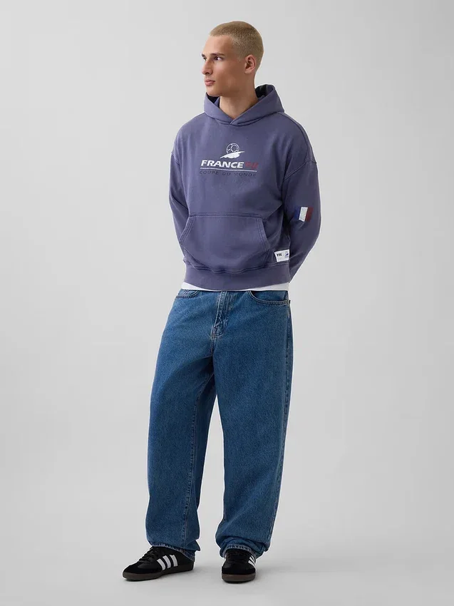 Mikina s kapucí Fifa World Cup™ Vintagesoft Terry Oversized