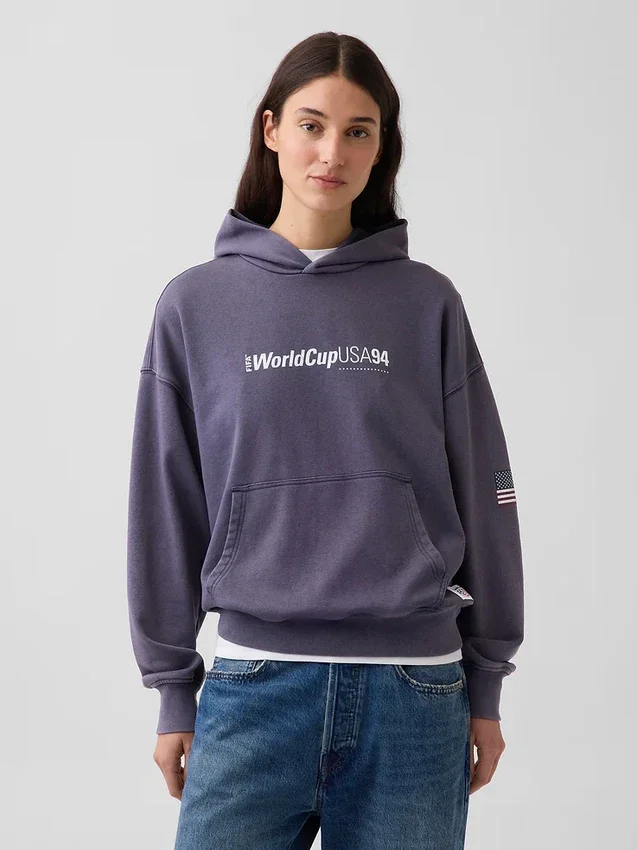 Mikina s kapucí Fifa World Cup™ Vintagesoft Terry Oversized