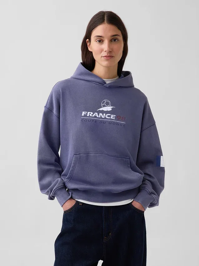 Mikina s kapucí Fifa World Cup™ Vintagesoft Terry Oversized