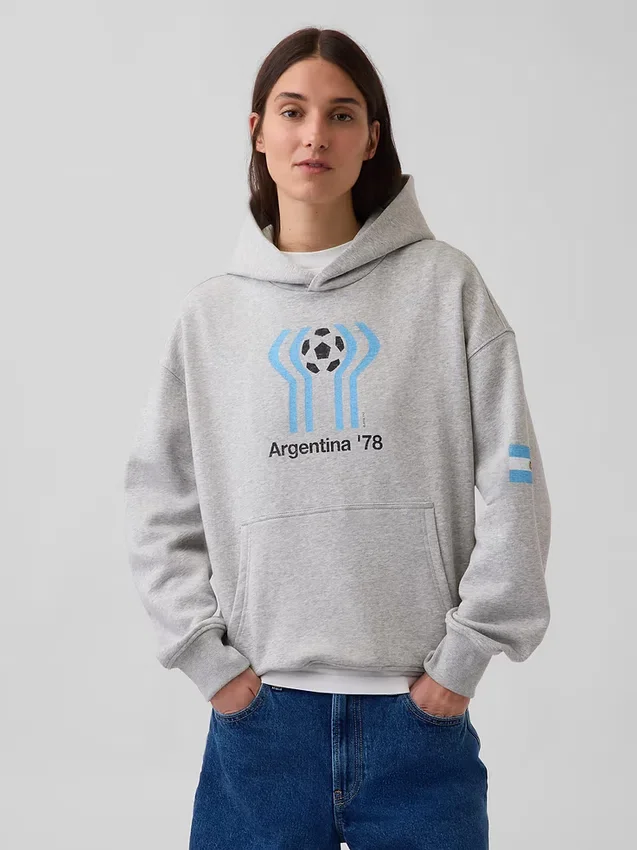 Mikina s kapucí Fifa World Cup™ Vintagesoft Terry Oversized