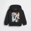 Mikina s kapucí Jean-Michel Basquiat pro batolata z materiálu Vintagesoft