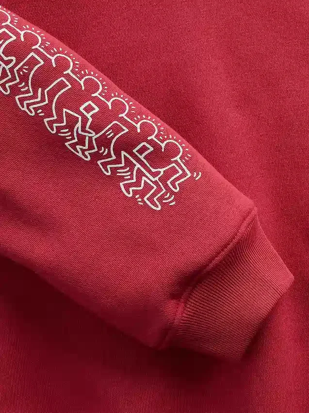Mikina s kapucí Keith Haring pro batolata z řady Vintagesoft