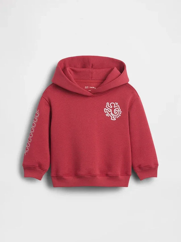 Mikina s kapucí Keith Haring pro batolata z řady Vintagesoft