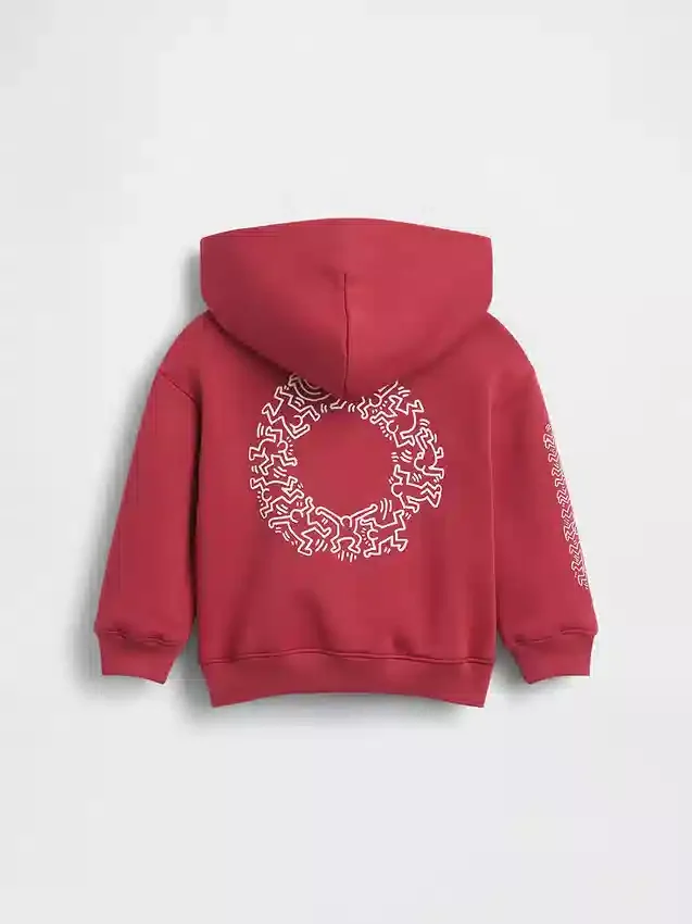 Mikina s kapucí Keith Haring pro batolata z řady Vintagesoft