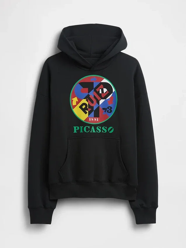 Mikina s kapucí Robert Indiana Vintagesoft Graphic